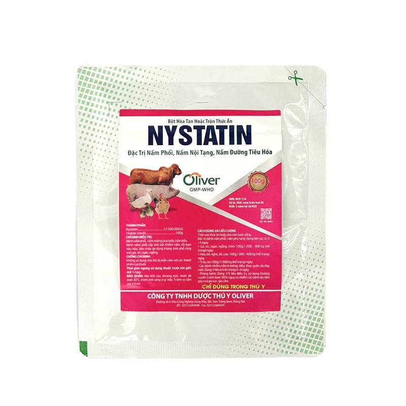 Dùng NYSTATIN chữa bệnh phổi ở gà hiệu quả, nhanh khỏi, được bà con sử dụng rộng rãi