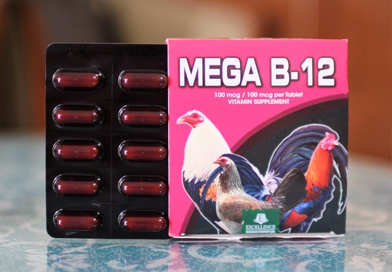 Thuốc Mega B12 được các chủ kê sử dụng phổ biến cho chiến kê của mình, tăng độ sung mãn khi giao chiến